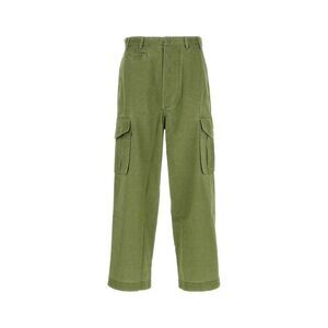 Kenzo Men Green Cotton Cargo Pant
